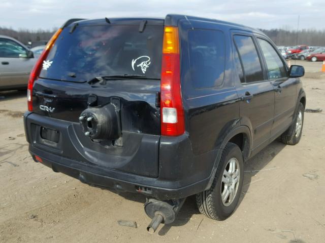 JHLRD78892C035607 - 2002 HONDA CR-V EX BLACK photo 4