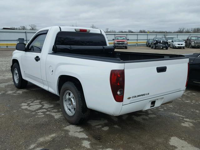 1GCCS249388205384 - 2008 CHEVROLET COLORADO L WHITE photo 3