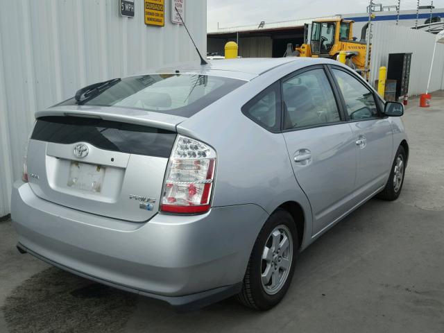 JTDKB20U277091002 - 2007 TOYOTA PRIUS SILVER photo 4