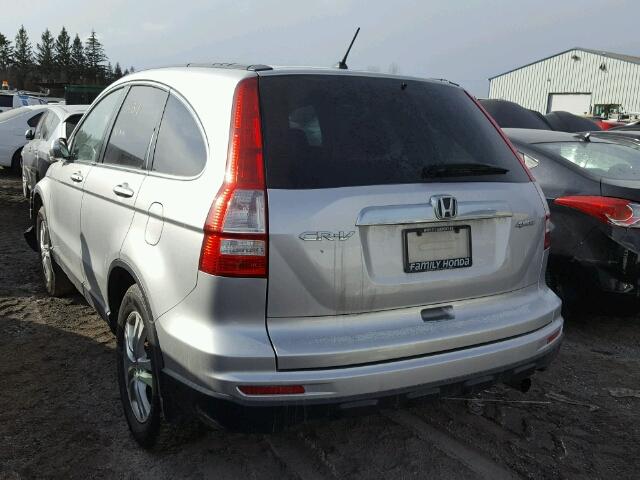 5J6RE4H53BL819595 - 2011 HONDA CR-V EX SILVER photo 3