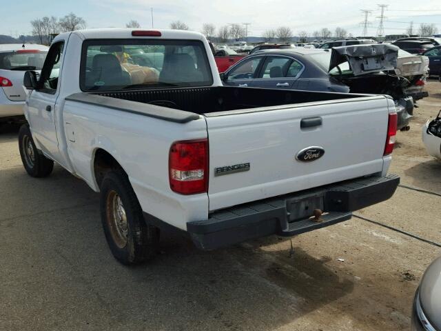 1FTYR10D16PA88171 - 2006 FORD RANGER WHITE photo 3