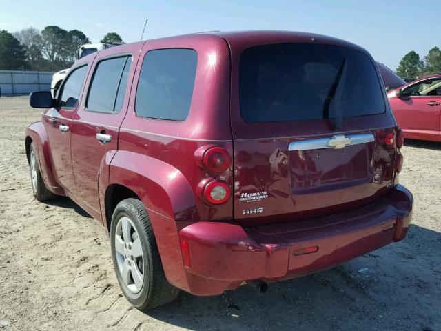 3GNDA13D06S566560 - 2006 CHEVROLET HHR LS MAROON photo 3