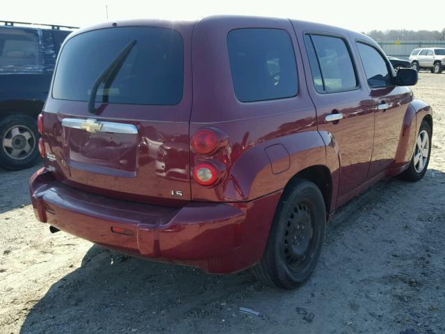 3GNDA13D06S566560 - 2006 CHEVROLET HHR LS MAROON photo 4