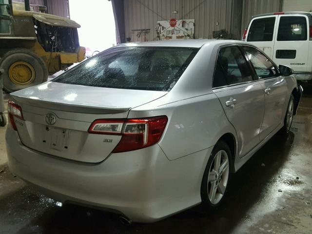 4T1BF1FK8CU114018 - 2012 TOYOTA CAMRY BASE SILVER photo 4