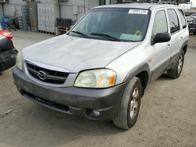 4F2YZ94163KM07555 - 2003 MAZDA TRIBUTE LX SILVER photo 2