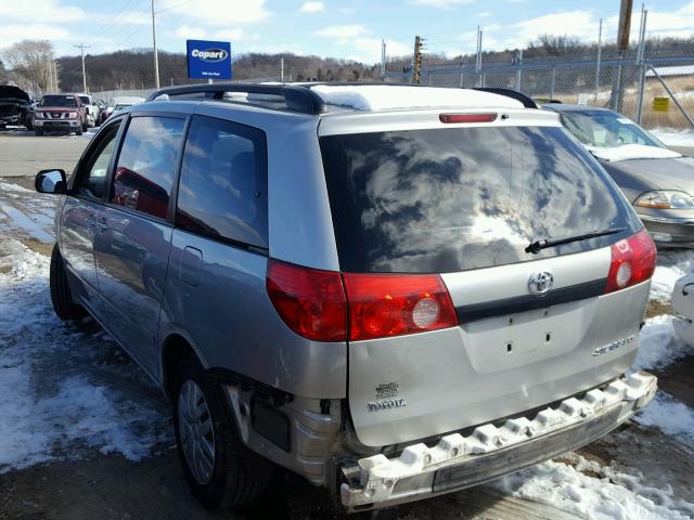 5TDZA23C16S554062 - 2006 TOYOTA SIENNA CE GRAY photo 3