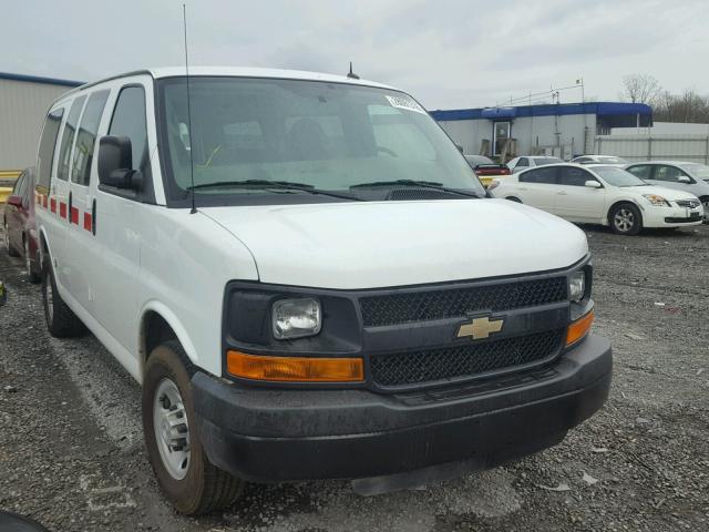 1GCWGFCFXF1114227 - 2015 CHEVROLET EXPRESS G2 WHITE photo 1