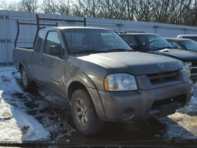 1N6DD26S02C332965 - 2002 NISSAN FRONTIER K GRAY photo 1