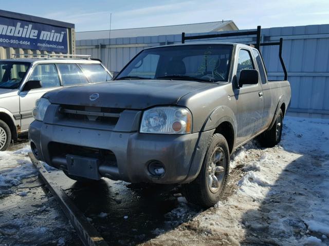 1N6DD26S02C332965 - 2002 NISSAN FRONTIER K GRAY photo 2