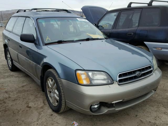 4S3BH675017639784 - 2001 SUBARU LEGACY OUT GREEN photo 1