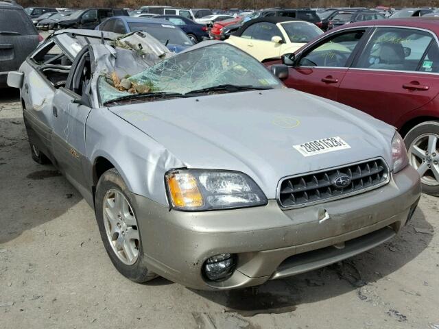 4S3BH675137624049 - 2003 SUBARU LEGACY OUT SILVER photo 1