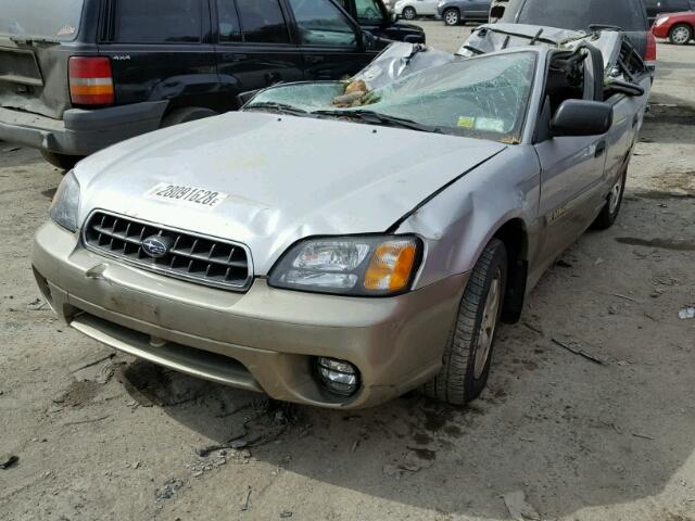 4S3BH675137624049 - 2003 SUBARU LEGACY OUT SILVER photo 2