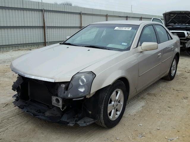 1G6DM57T470183984 - 2007 CADILLAC CTS GOLD photo 2