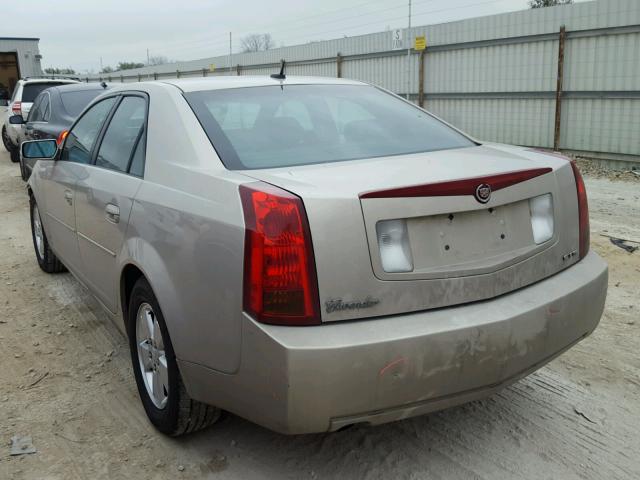 1G6DM57T470183984 - 2007 CADILLAC CTS GOLD photo 3