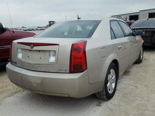1G6DM57T470183984 - 2007 CADILLAC CTS GOLD photo 4