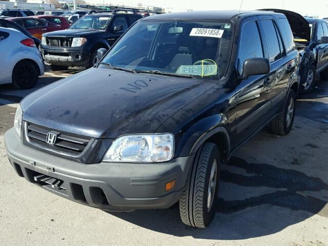 JHLRD1845XC016425 - 1999 HONDA CR-V LX BLACK photo 2