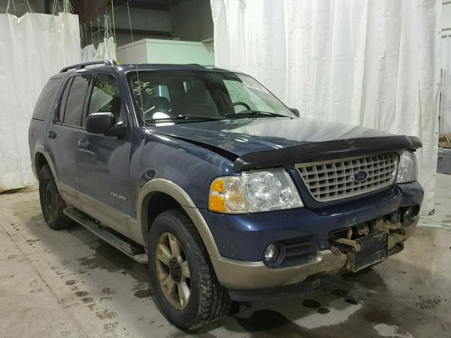 1FMZU74KX4UA75265 - 2004 FORD EXPLORER E BLUE photo 1