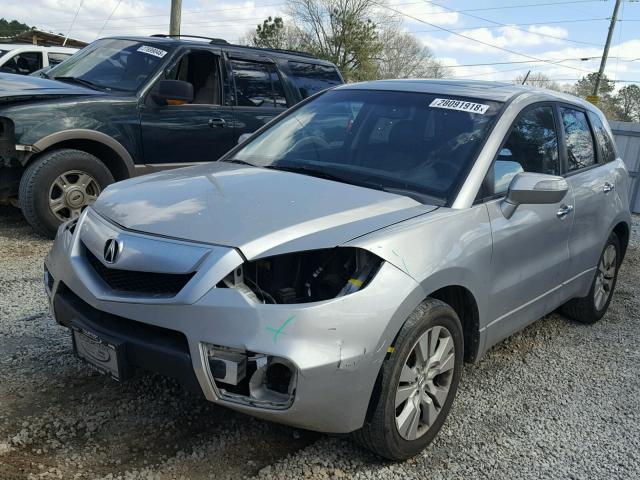 5J8TB1H26AA005154 - 2010 ACURA RDX SILVER photo 2