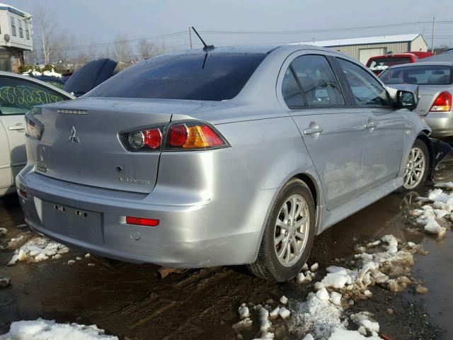 JA32U2FU0CU006394 - 2012 MITSUBISHI LANCER ES/ GRAY photo 4