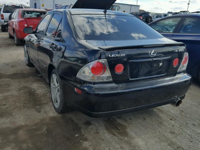 JTHBD192320061464 - 2002 LEXUS IS 300 BLACK photo 3