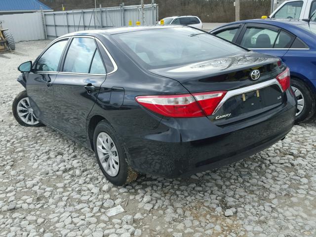 4T1BF1FK8GU503554 - 2016 TOYOTA CAMRY LE BLACK photo 3