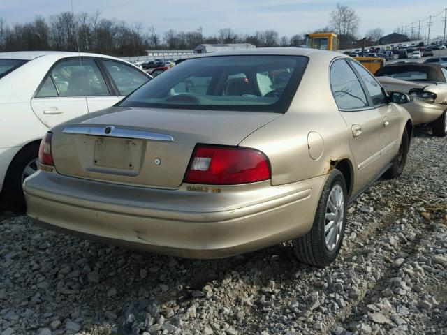 1MEFM50U5YG631388 - 2000 MERCURY SABLE GS BEIGE photo 4