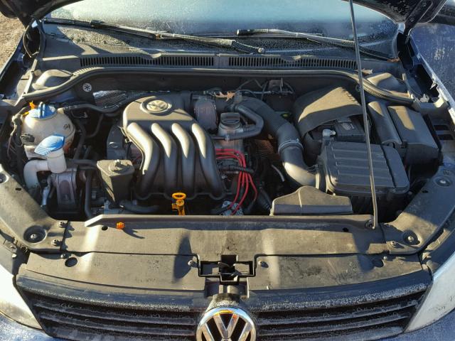 3VW2K7AJ0BM095899 - 2011 VOLKSWAGEN JETTA BASE ლურჯი ფოტო 7