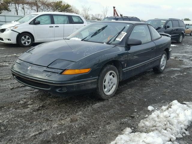 1G8ZG1273TZ378780 - 1996 SATURN SC2 GREEN photo 2