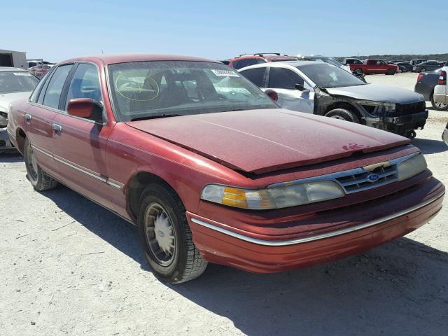2FALP74W0VX194558 - 1997 FORD CROWN VICT RED photo 1