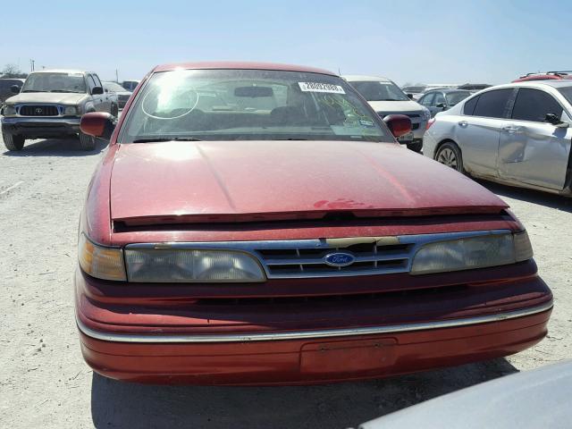 2FALP74W0VX194558 - 1997 FORD CROWN VICT RED photo 9