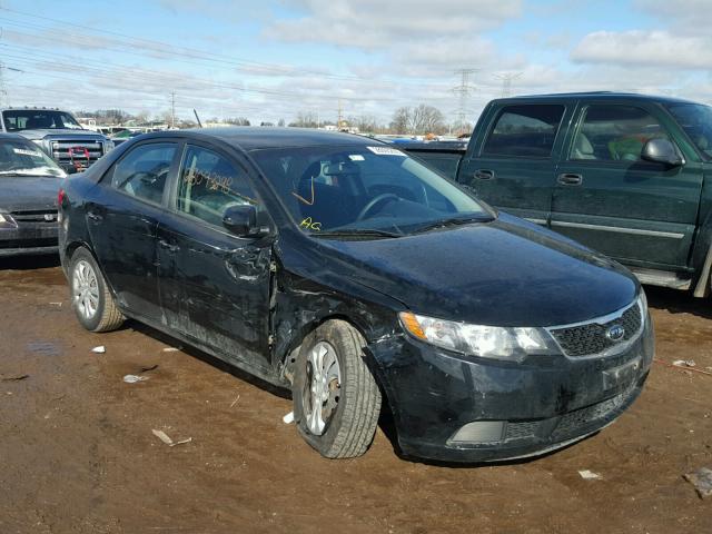 KNAFU4A28B5442520 - 2011 KIA FORTE EX BLACK photo 1