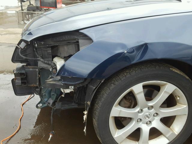 1N4BA41E38C806552 - 2008 NISSAN MAXIMA SE BLUE photo 9