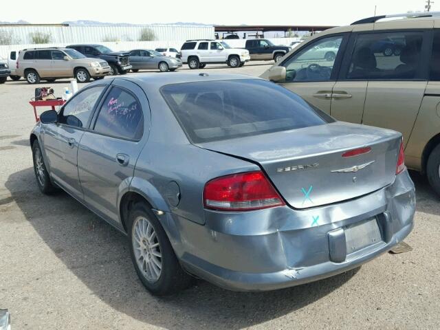 1C3EL46X66N273842 - 2006 CHRYSLER SEBRING CHARCOAL photo 3