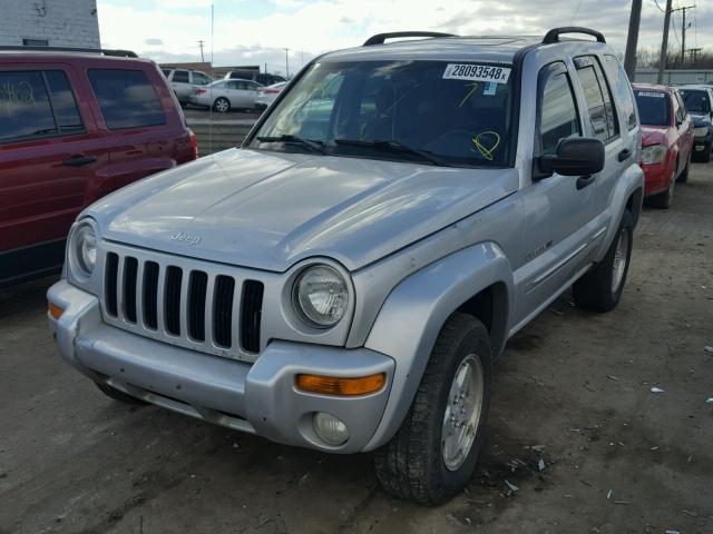 1J4GL58K53W553716 - 2003 JEEP LIBERTY LI SILVER photo 2