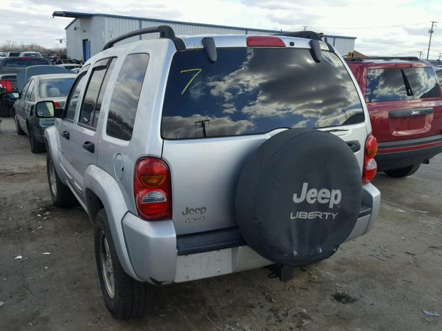 1J4GL58K53W553716 - 2003 JEEP LIBERTY LI SILVER photo 3