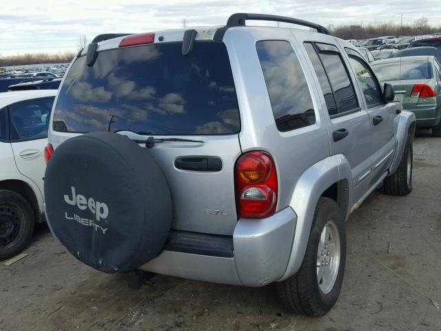 1J4GL58K53W553716 - 2003 JEEP LIBERTY LI SILVER photo 4