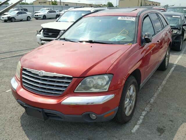 2C4GM68495R666140 - 2005 CHRYSLER PACIFICA T RED photo 2