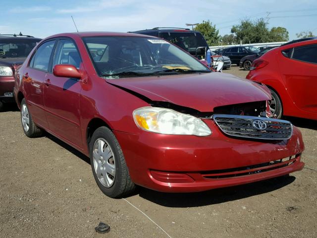 1NXBR30EX6Z658367 - 2006 TOYOTA COROLLA CE BURGUNDY photo 1