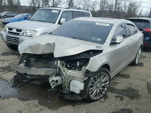 1G4GF5G32FF339256 - 2015 BUICK LACROSSE P TAN photo 2