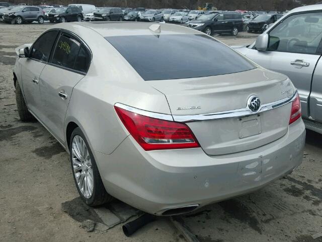 1G4GF5G32FF339256 - 2015 BUICK LACROSSE P TAN photo 3