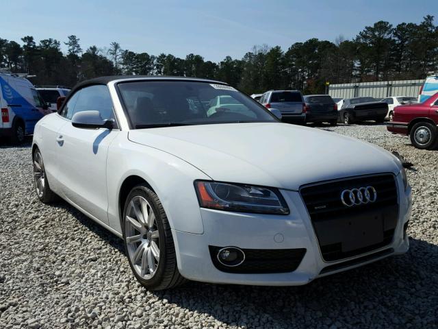 WAULFAFH4CN005172 - 2012 AUDI A5 PREMIUM WHITE photo 1