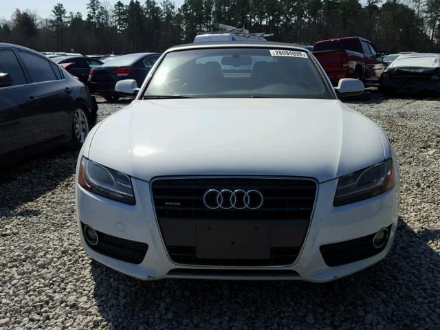 WAULFAFH4CN005172 - 2012 AUDI A5 PREMIUM WHITE photo 9