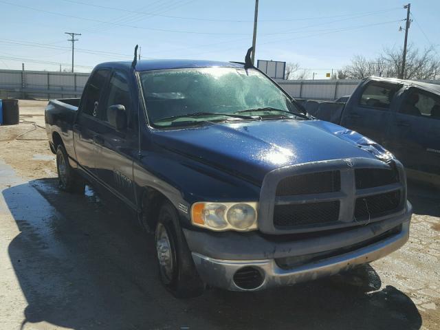 3D7KA28D53G711790 - 2003 DODGE RAM 2500 S BLUE photo 1