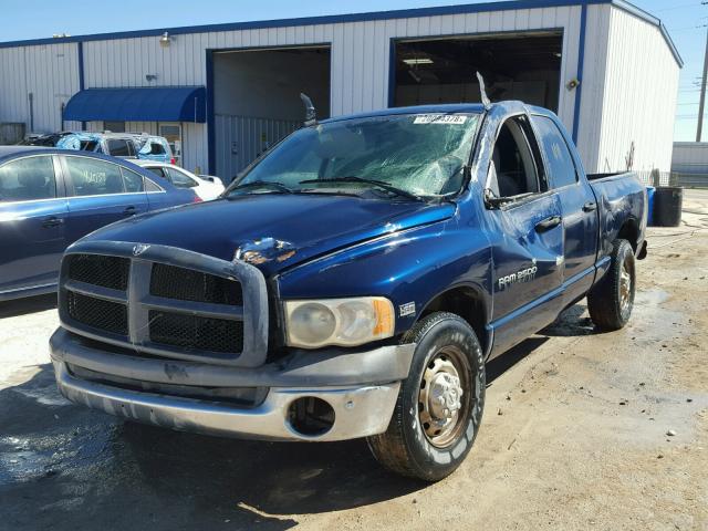 3D7KA28D53G711790 - 2003 DODGE RAM 2500 S BLUE photo 2