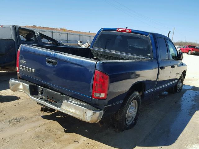 3D7KA28D53G711790 - 2003 DODGE RAM 2500 S BLUE photo 4