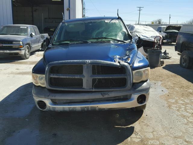3D7KA28D53G711790 - 2003 DODGE RAM 2500 S BLUE photo 9