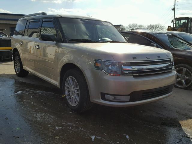 2FMGK5C80JBA07551 - 2018 FORD FLEX SEL BEIGE photo 1