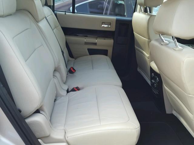 2FMGK5C80JBA07551 - 2018 FORD FLEX SEL بيج صورة 6