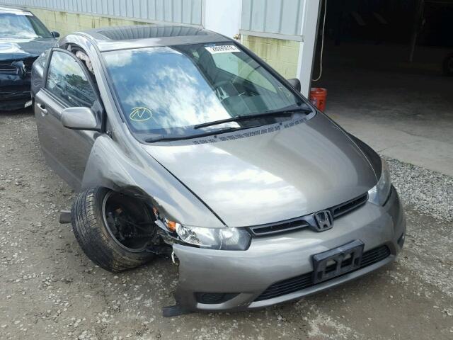2HGFG12896H532531 - 2006 HONDA CIVIC EX GRAY photo 1