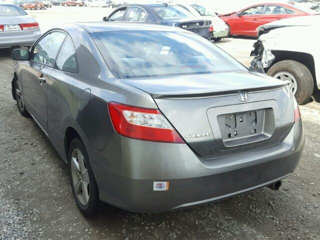 2HGFG12896H532531 - 2006 HONDA CIVIC EX GRAY photo 3